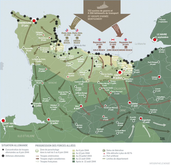 La France célèbre le débarquement du 6 juin 1944 avec Theresa May et Donald Trump La France célèbre le débarquement du 6 juin 1944 avec Theresa May et Donald Trump