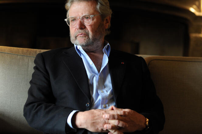 Alain-Dominique Perrin, président de la Fondation Cartier, le 17 novembre 2015.