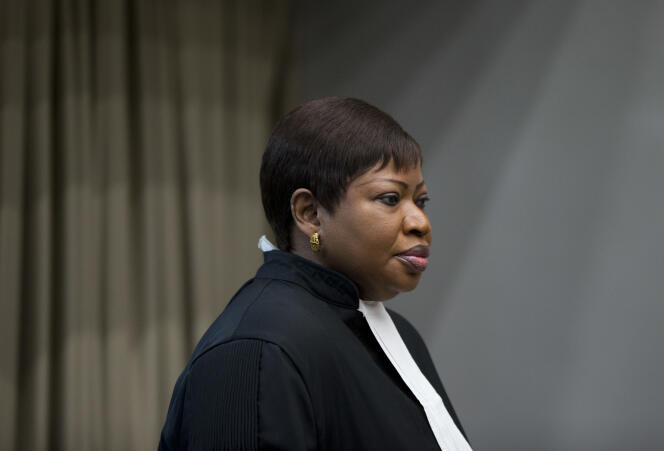 La procureure de la Cour pénale internationale, Fatou Bensouda, en 2016 à La Haye.