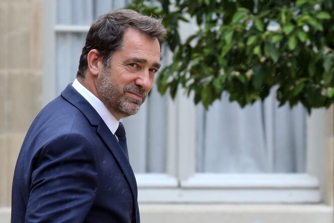Christophe Castaner, alors ministre de l’intérieur, à sa sortie de l’Elysée après le conseil des ministres du 12 juin 2019. 