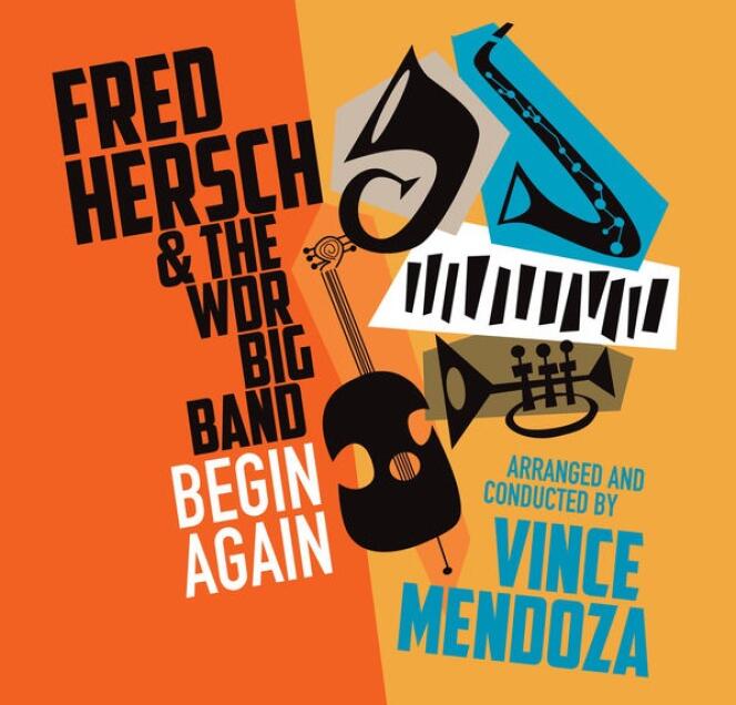 Pochette de l’album « Begin Again », de Fred Hersch et The WDR Big Band.