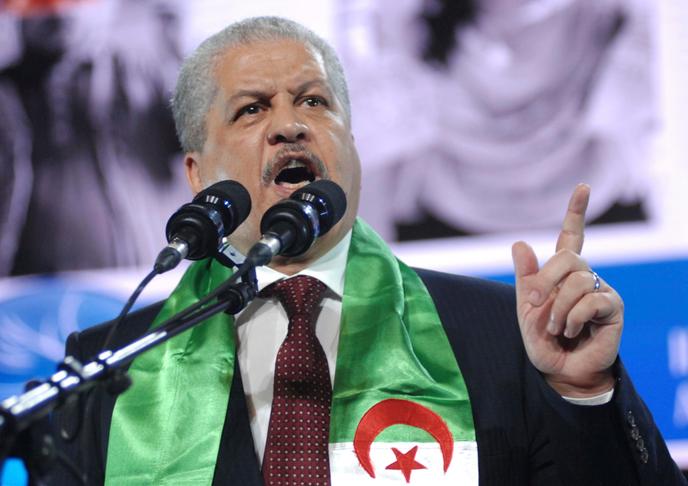 Abdelmalek Sellal, ancien premier ministre, en avril 2014.