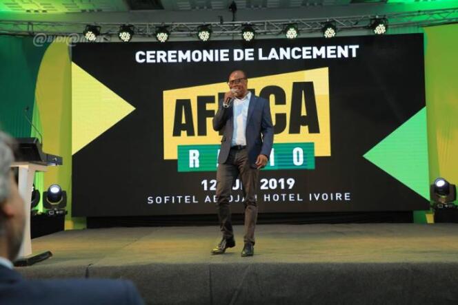 Le lancement d’Africa Radio a eu lieu à l’hôtel Ivoire, à Abidjan, le 12 juin 2019.