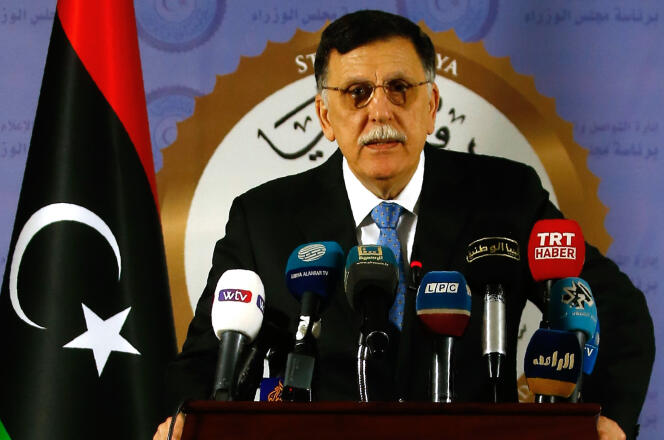 Le chef du gouvernement d’union nationale libyen, Faïez Sarraj.