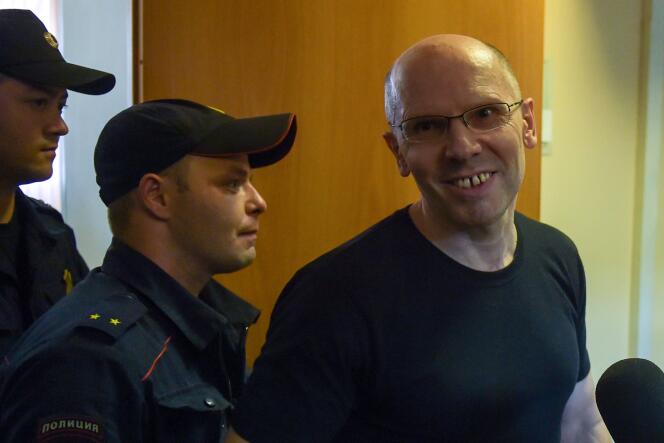 Igor Roudnikov, lundi 17 juin, au tribunal de Saint-Pétersbourg en Russie.
