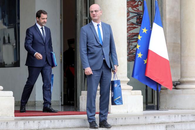 Le ministre de l’éducation nationale, Jean-Michel Blanquer, à l’Elysée, le 3 juin.