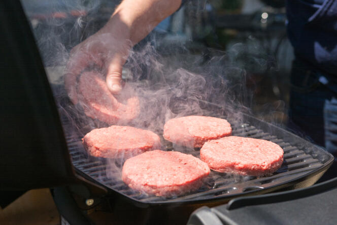 La grille du barbecue Q 1200 de Weber peut griller jusqu’à six grands hamburgers en même temps.