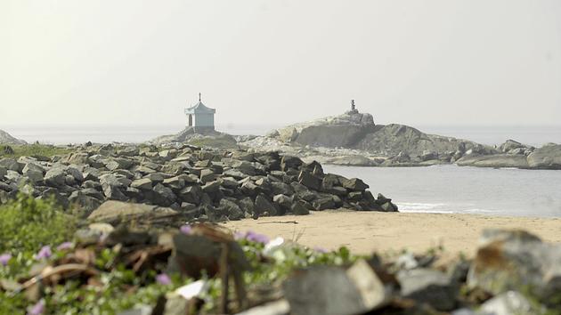 Une plage de Manavalakurichi dans l’Etat de Tamil Nadu.