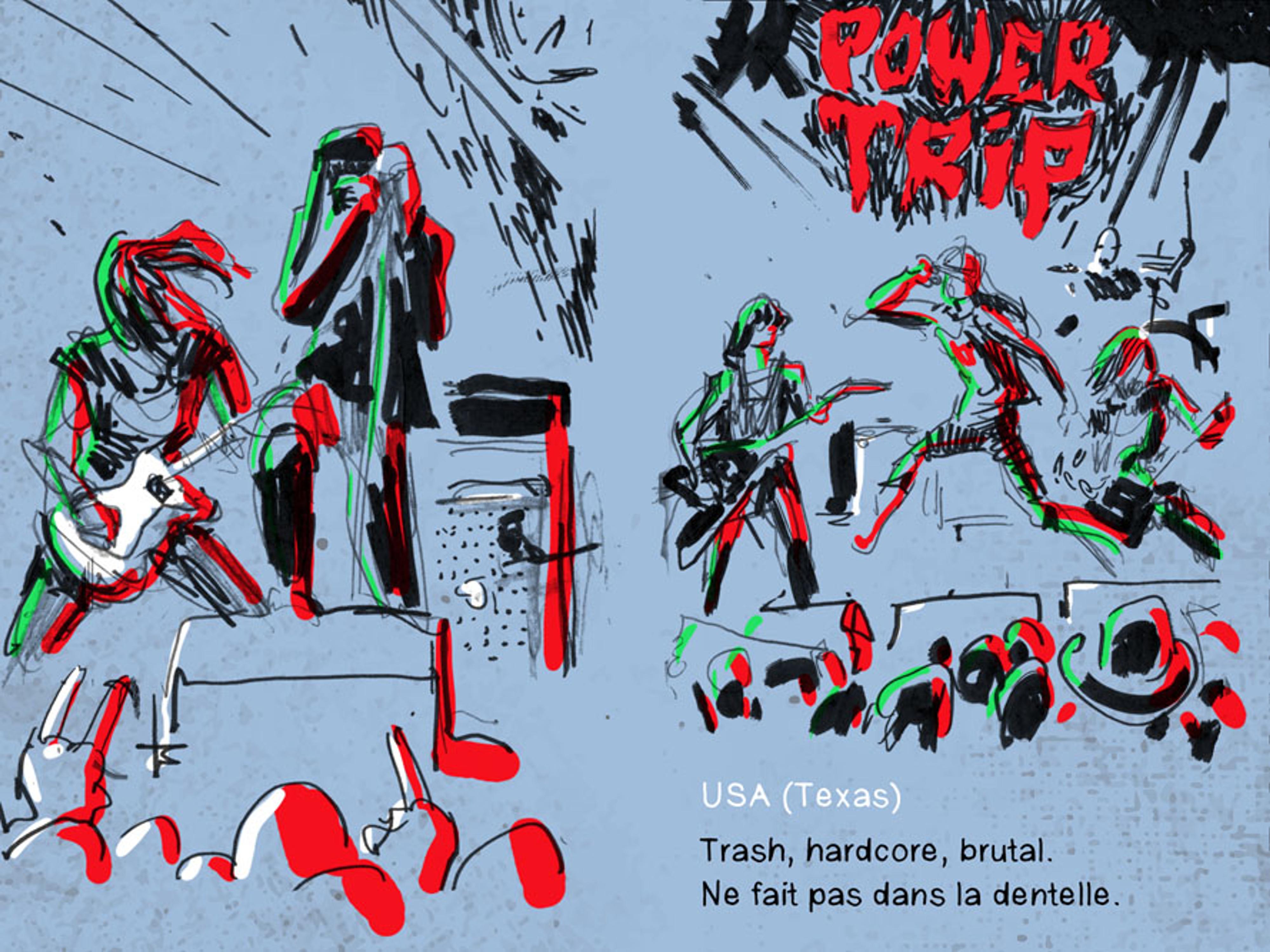 Tout le Hellfest en dessins