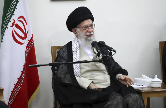 Le Guide suprême Ali Khamenei, à Téhéran, le 19 juin.