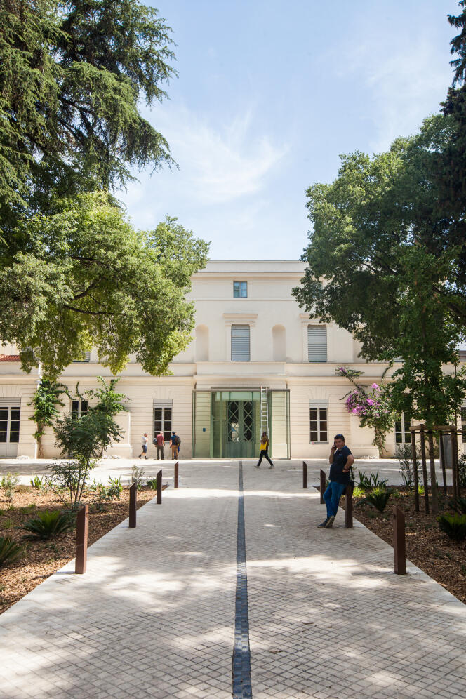 L’Hôtel des collections (ex-hôtel Montcalm), fer de lance du Mo.Co, à Montpellier, le 24 juin.