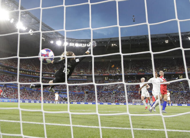 Angleterre-Etats-Unis, le 2 juillet, à Lyon, en demi-finales de la Coupe du monde 2019.