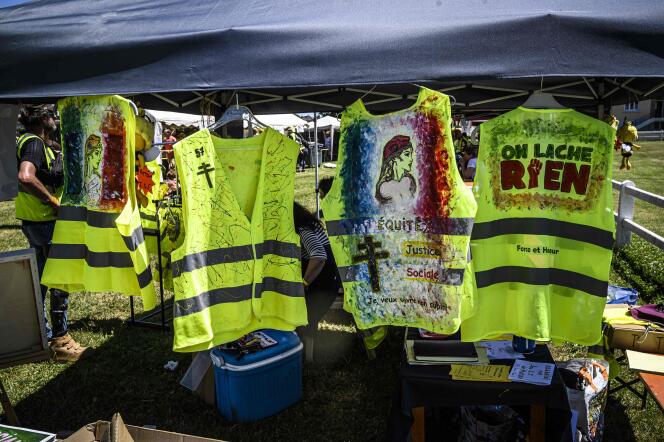 Troisième « assemblée des assemblées » organisée par les « gilets jaunes » à Montceau-les-Mines (Saône-et-Loire), le 29 juin.