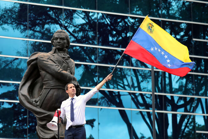 Le leader de l’opposition, Juan Guaido, à Caracas, le 5 juillet.