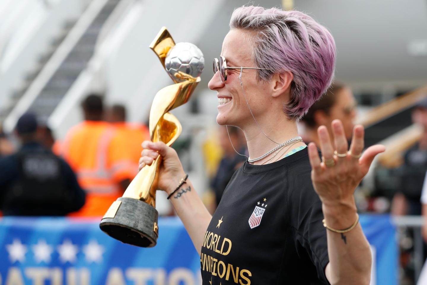Je n irai pas la footballeuse Megan Rapinoe exclut toute visite a la Maison Blanche