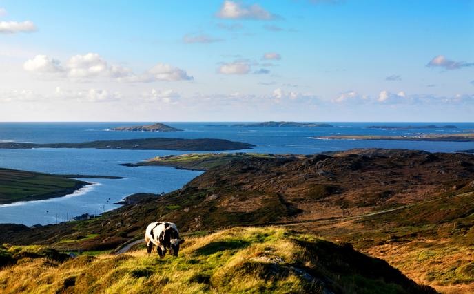 La ville de Clifden, porte d’entrée du Connemara.
