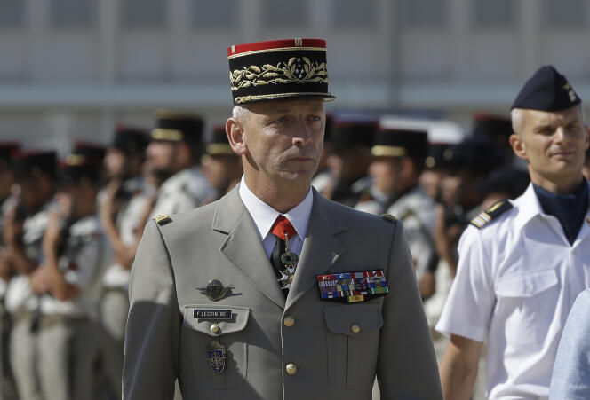 Le chef d’état-major des armées, François Lecointre, le 20 juillet 2017 à Istres, dans le sud de la France.