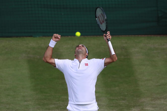 Vainqueur de Rafael Nadal vendredi 12 juillet, Roger Federer, 37 ans et onze mois, disputera dimanche sa douzième finale à Wimbledon pour tenter d’accrocher sa 21e couronne en Grand Chelem.