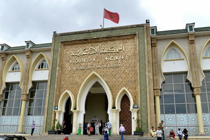 Tribunal de Salé, au Maroc.