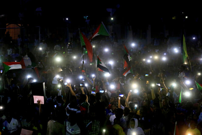Manifestation le 13 juillet à Khartoum.