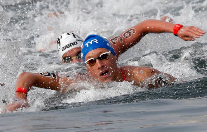 Natation en eau libre Marc Antoine Olivier vice champion du