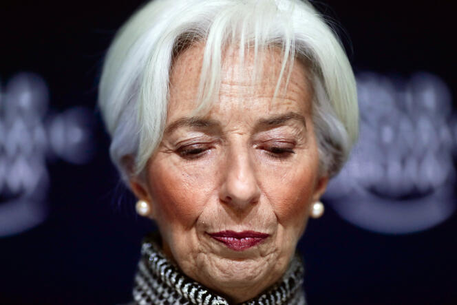 Christine Lagarde, présidente de Banque centrale européenne, en janvier 2019.