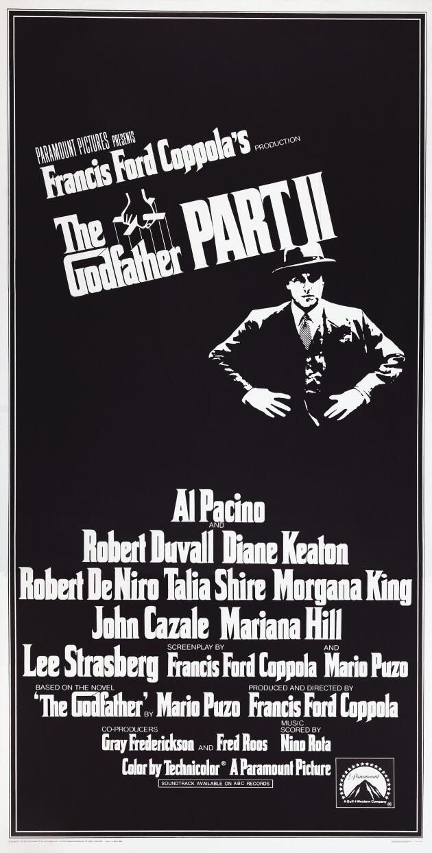 Affiche du « Parrain II », de Francis Ford Coppola (1974).