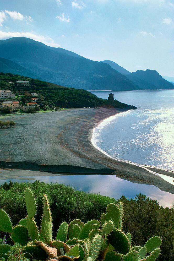 La plage d’Albo, en Corse, à deux pas de Nonza.