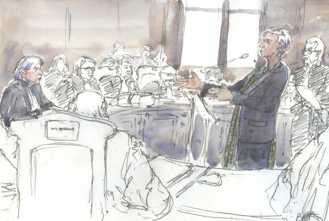 Christine Lagarde devant la Cour de justice de la République, en décembre 2016.