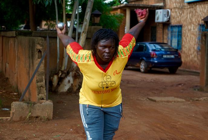 We shoot and we point all year in Burkina