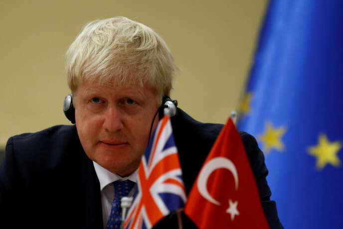 Boris Johnson, alors ministre des affaires étrangères, à Ankara, en septembre 2018.