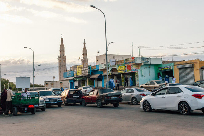 Embouteillages à Nouakchott en avril 2019.