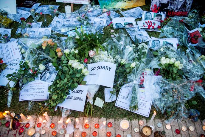 A Rabat, le 22 décembre 2018, manifestation de soutien aux familles des deux jeunes femmes Scandinaves assassinées dans le Haut-Atlas trois jours plus tôt.