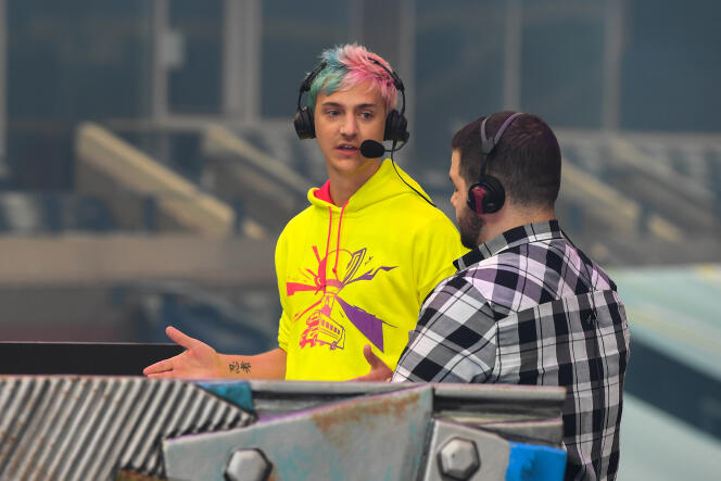 La star de Mixer, le « streameur » Ninja, en juillet 2019.