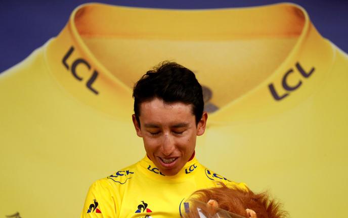 Egan Bernal, le 26 juillet 2019.