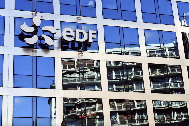 Le siège d’EDF, à Paris, le 15 février.
