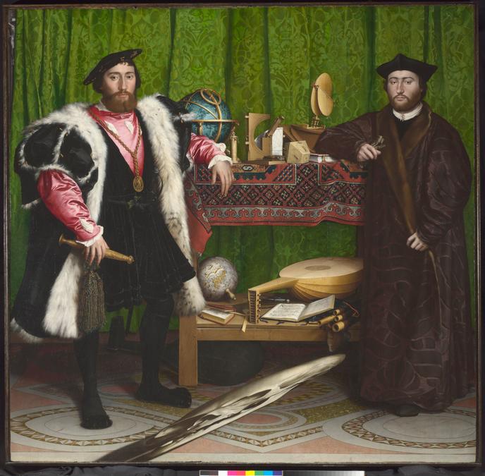 « Les ambassadeur » (1533), de Hans Holbein.