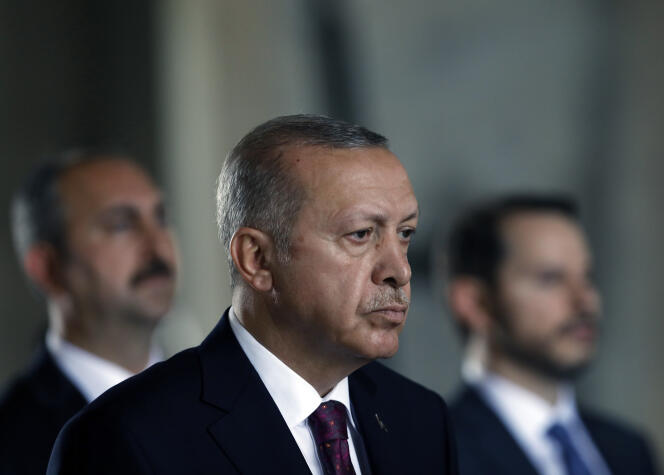 Recep Tayyip Erdogan à Ankara, le 1er août.
