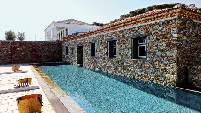 La villa Capsari, sur l’île de Skopelos, en Grèce.