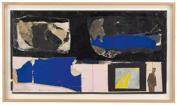 « C’est un panoramique » (1963), de Pierre Buraglio, collage.