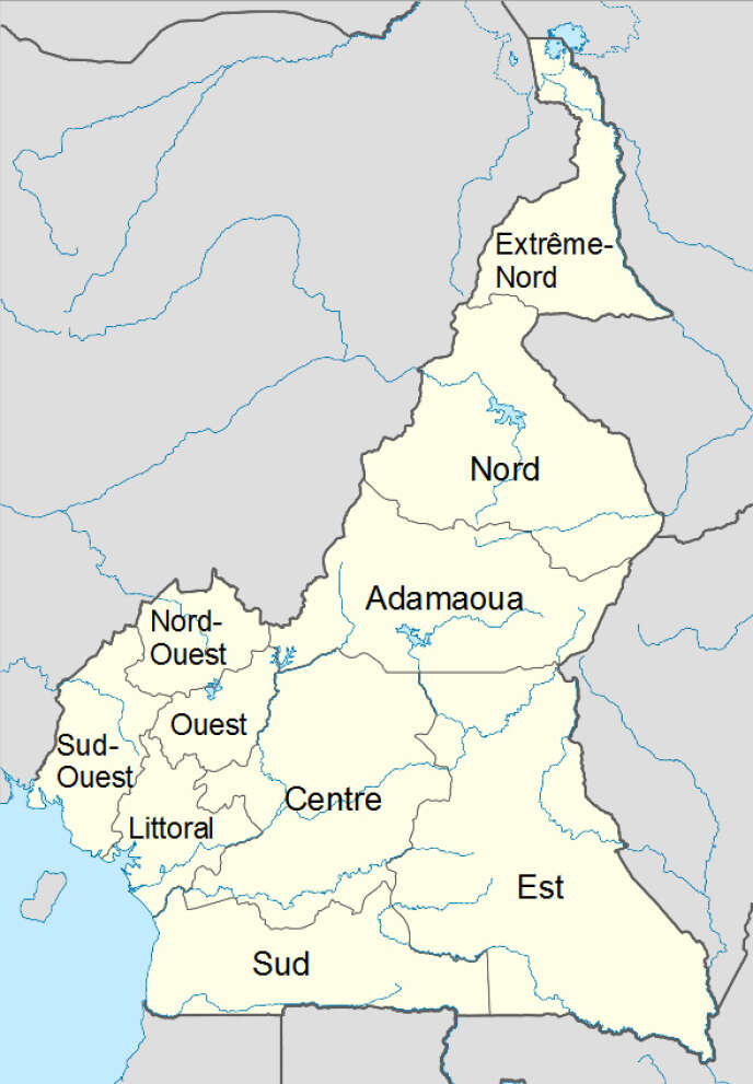 Les régions du Cameroun.