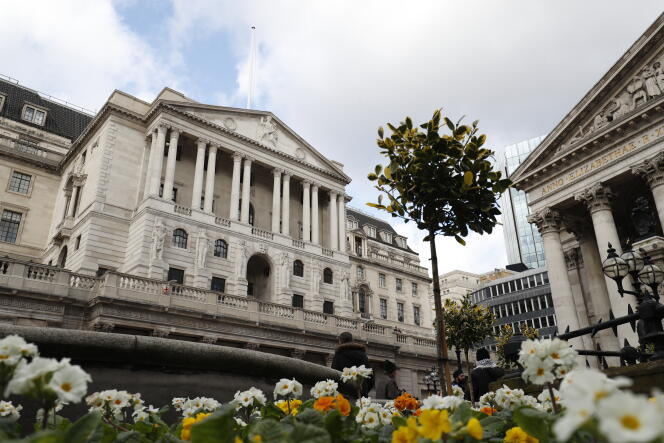 La Banque d’Angleterre, dans le centre de Londres, le 7 février.