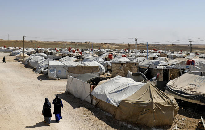 Le camp de Roj, dans le nord-est de la Syrie où sont retenues des femmes djihadistes étrangères et leurs enfants, le 29 septembre 2018.