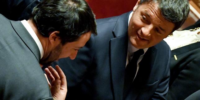 Le duel des « deux Matteo » au premier plan de la crise italienne