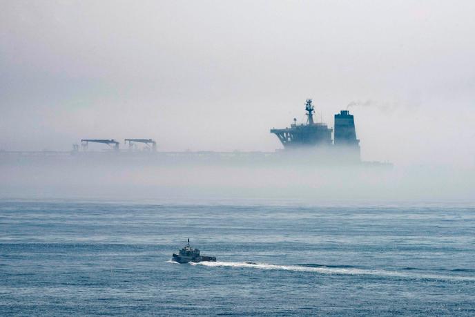 Le « Grace 1 » a été arraisonné le 4 juillet par la police de Gibraltar et les forces spéciales britanniques.