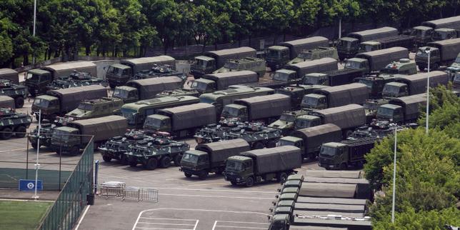 L’armée chinoise est à « dix minutes de Hongkong »