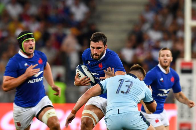 Rugby Charles Ollivon le 17 août à Nice, pour le premier test estival contre l’Ecosse.