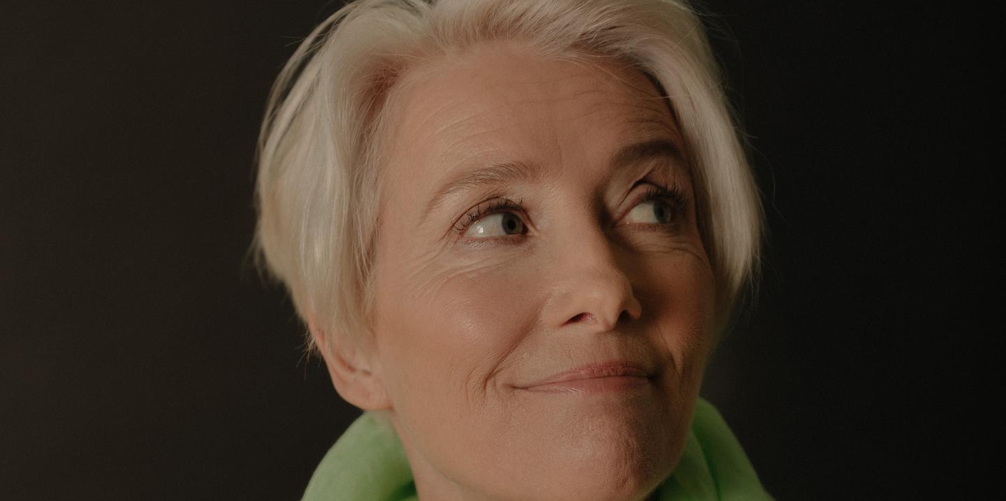 ELISABETH WEINBERG / REA *** SPECIAL FEE APPLIES *** Actress Emma Thompson in Beverly Hills, Calif., April 5, 2019. All her life, Thompson knew who she was. Now the roles she had embraced -- mother, wife, performer -- have her asking,