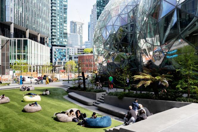 Les Amazon Spheres, à Seattle.