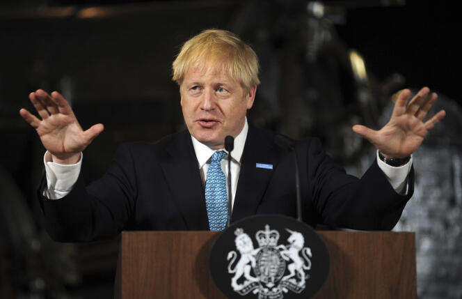 Le premier ministre britannique, Boris Johnson, le 27 juillet 2019.